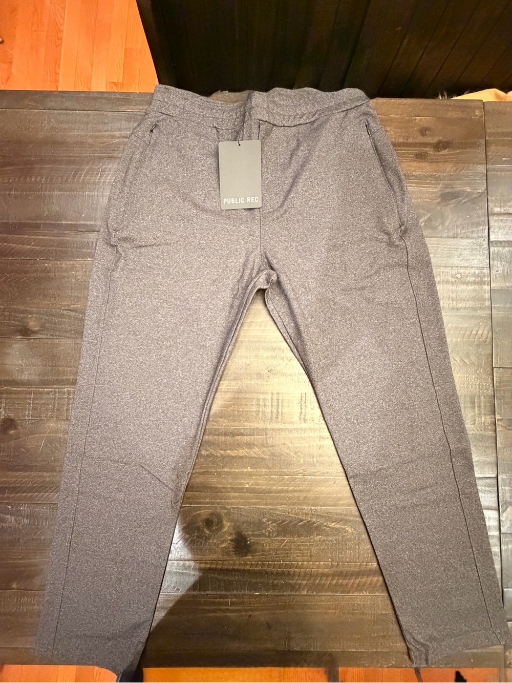 Public Rec Men's Heather Gray Jogger Pants NWT | 34 x 30
